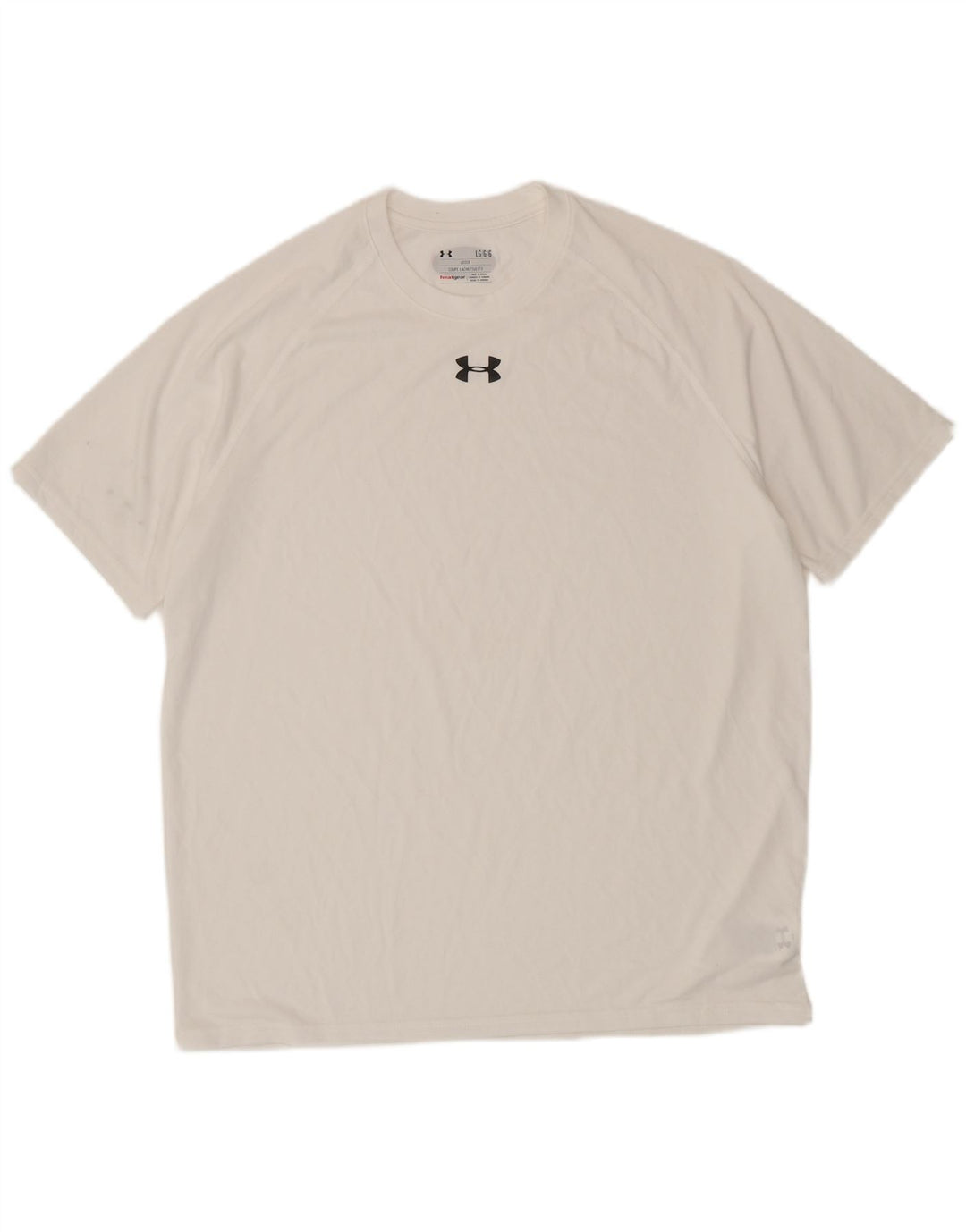 UNDER ARMOUR Camiseta Heat Gear para hombre Top poliéster blanco grande