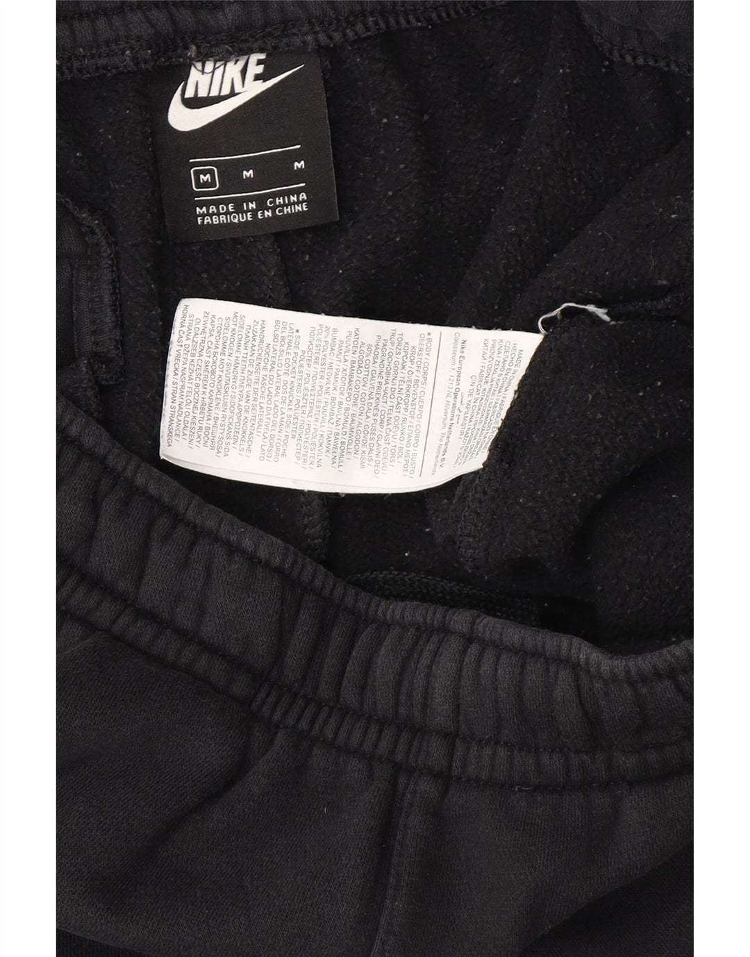 Nike Pantalones De Chándal Joggers Medium Negro Algodón