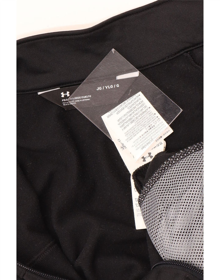 Under Armour Chaqueta de chándal para niños 11-12 años Grande Negro Poliéster