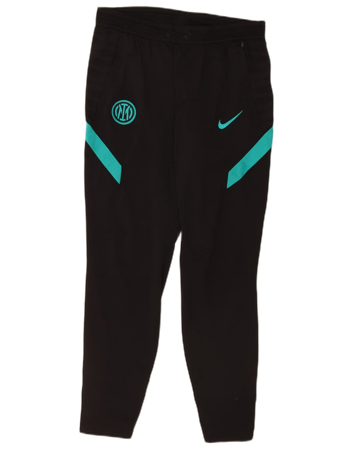 Pantalón De Chándal Nike Inter De Milán Poliéster Color Block Negro Mediano