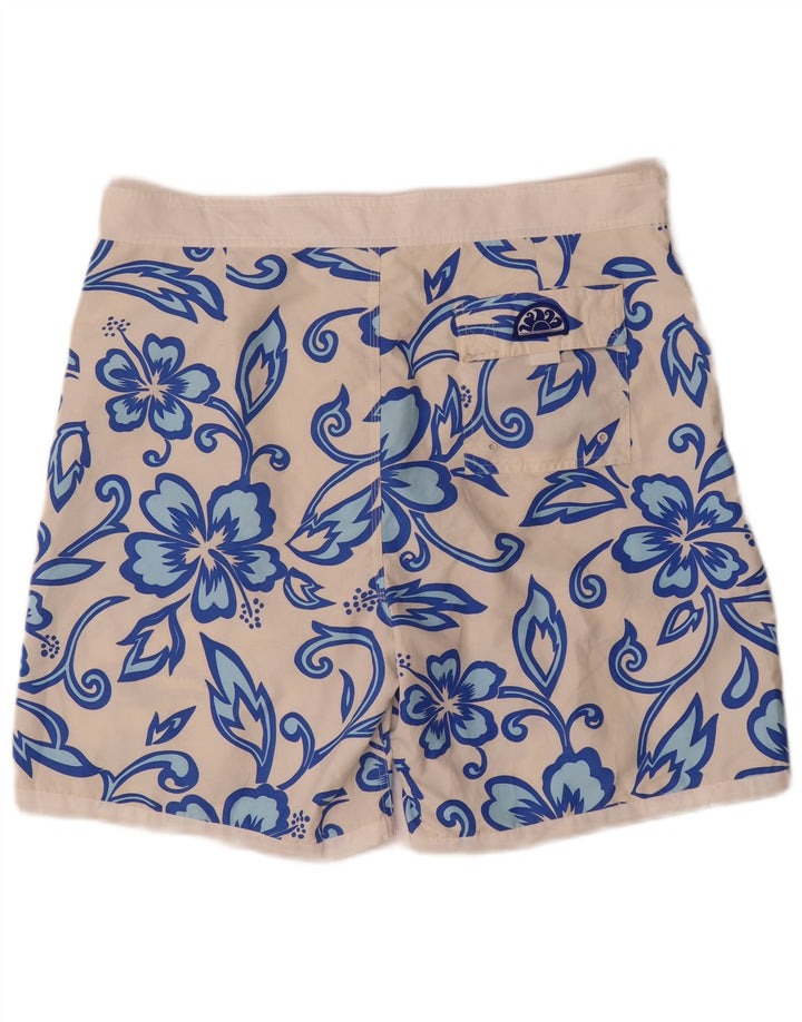 Sundek Bañador Hombre XL Blanco Floral Poliéster