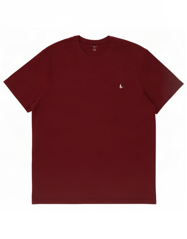 Jack Wills Camiseta Classic Fit para Hombre Top XL Algodón Burdeos