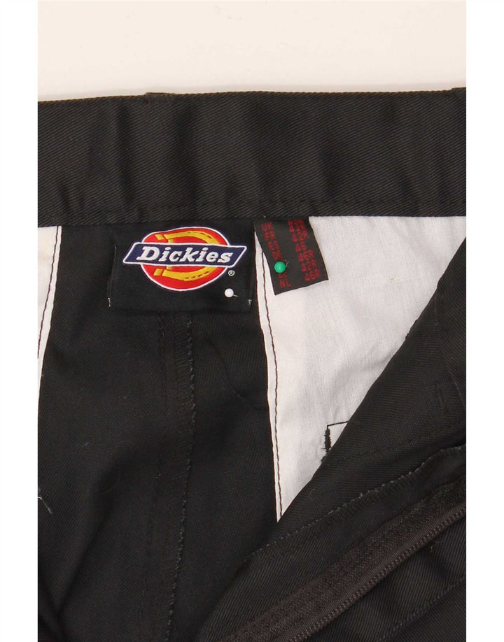 Dickies Pantalones cargo rectos para hombre W32 L31 Poliéster negro