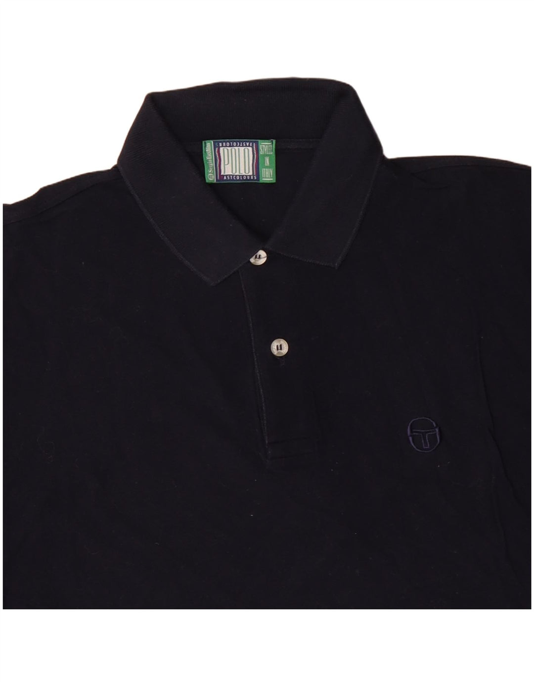 SERGIO TACCHINI Polo Hombre Algodón Azul Marino Medio