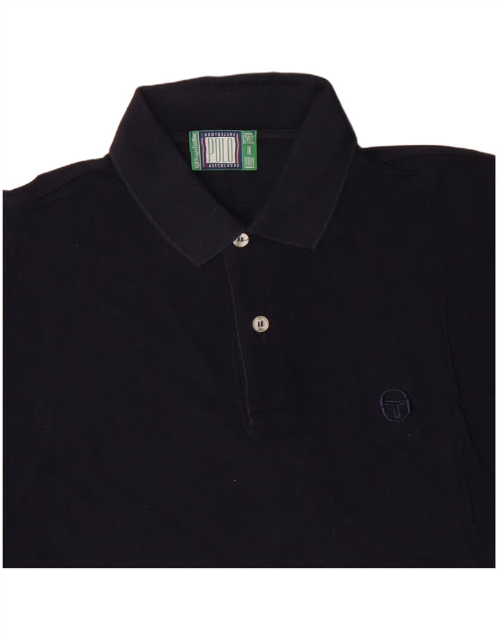 SERGIO TACCHINI Polo Hombre Algodón Azul Marino Medio