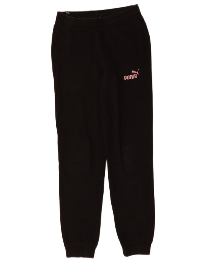 PUMA Pantalones de chándal para niña Joggers 11-12 años Negro Algodón