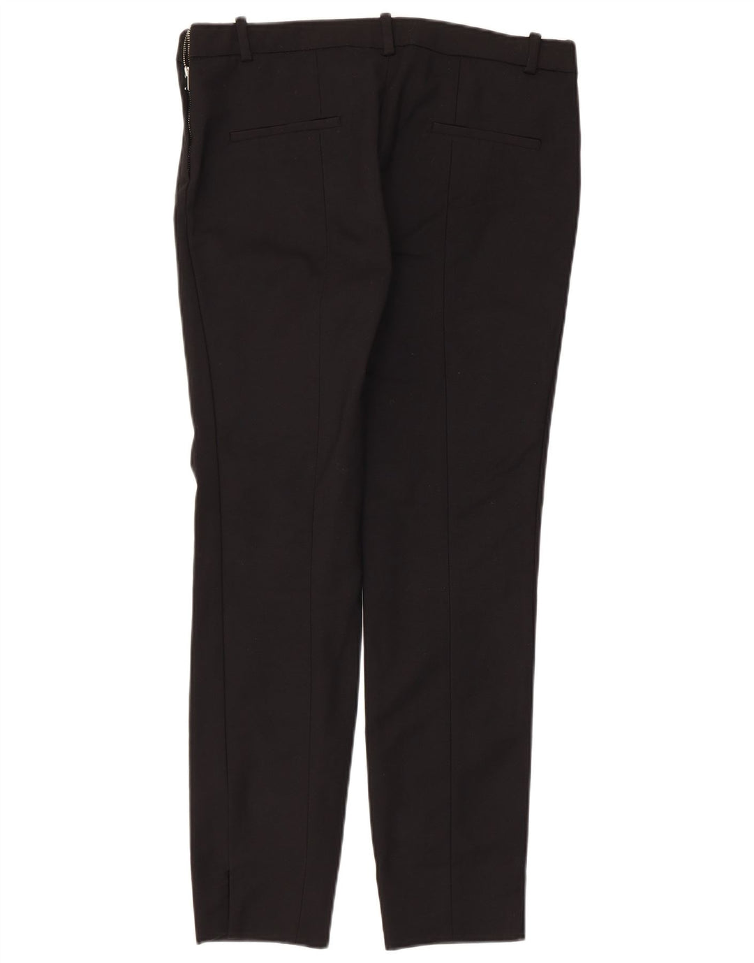 Zara Mujer Pantalones Casuales Slim Medianos W32 L26 Negro
