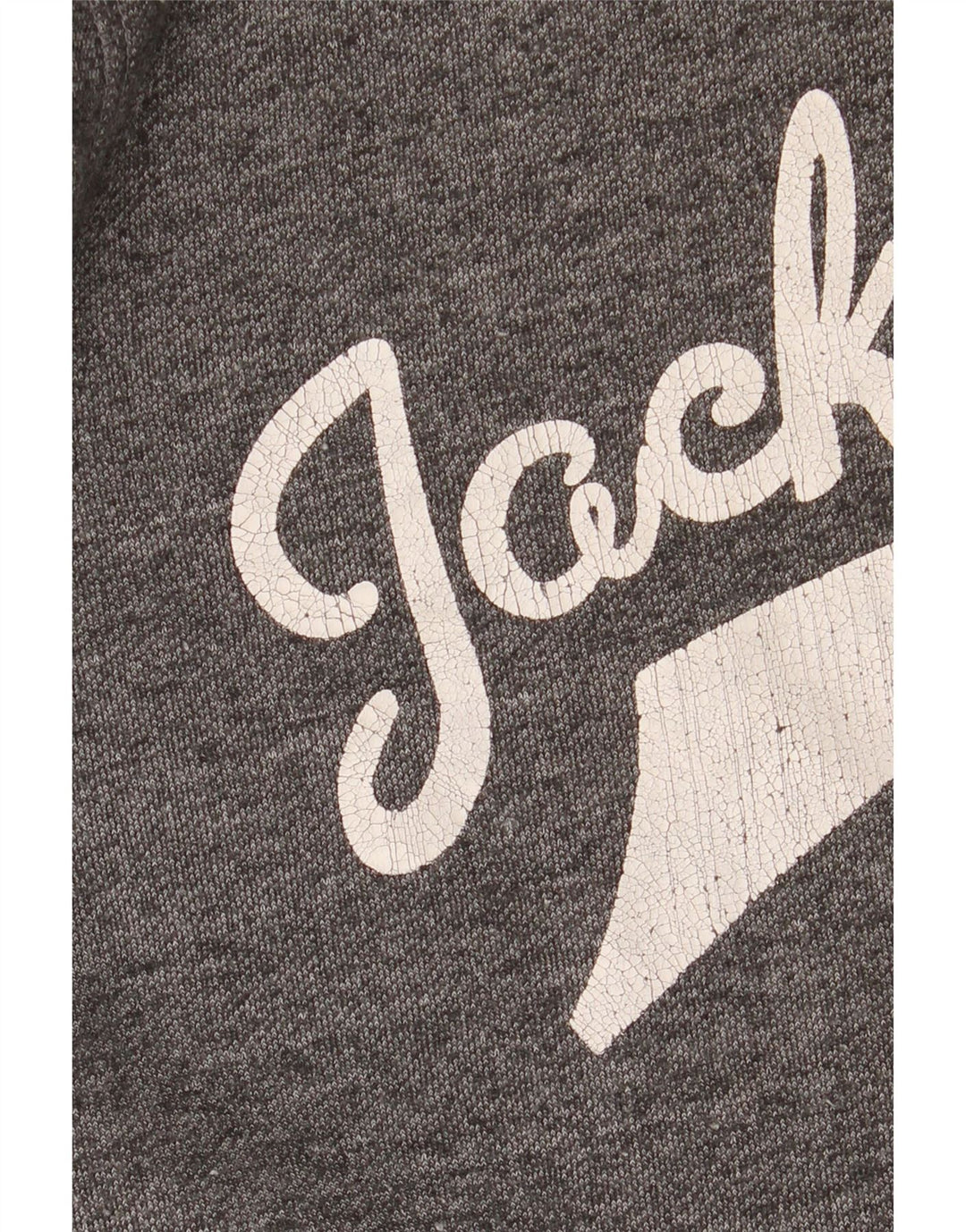 Jack & Jones Hombre Sudadera Con Capucha Gráfica Jersey De Poliéster Moteado Gris Medio