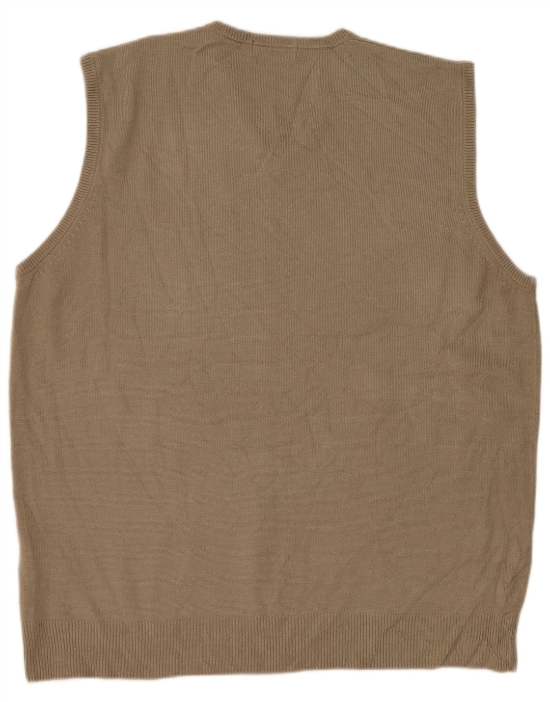 Marks & Spencer - Camiseta sin mangas para hombre, talla grande, acrílico beige