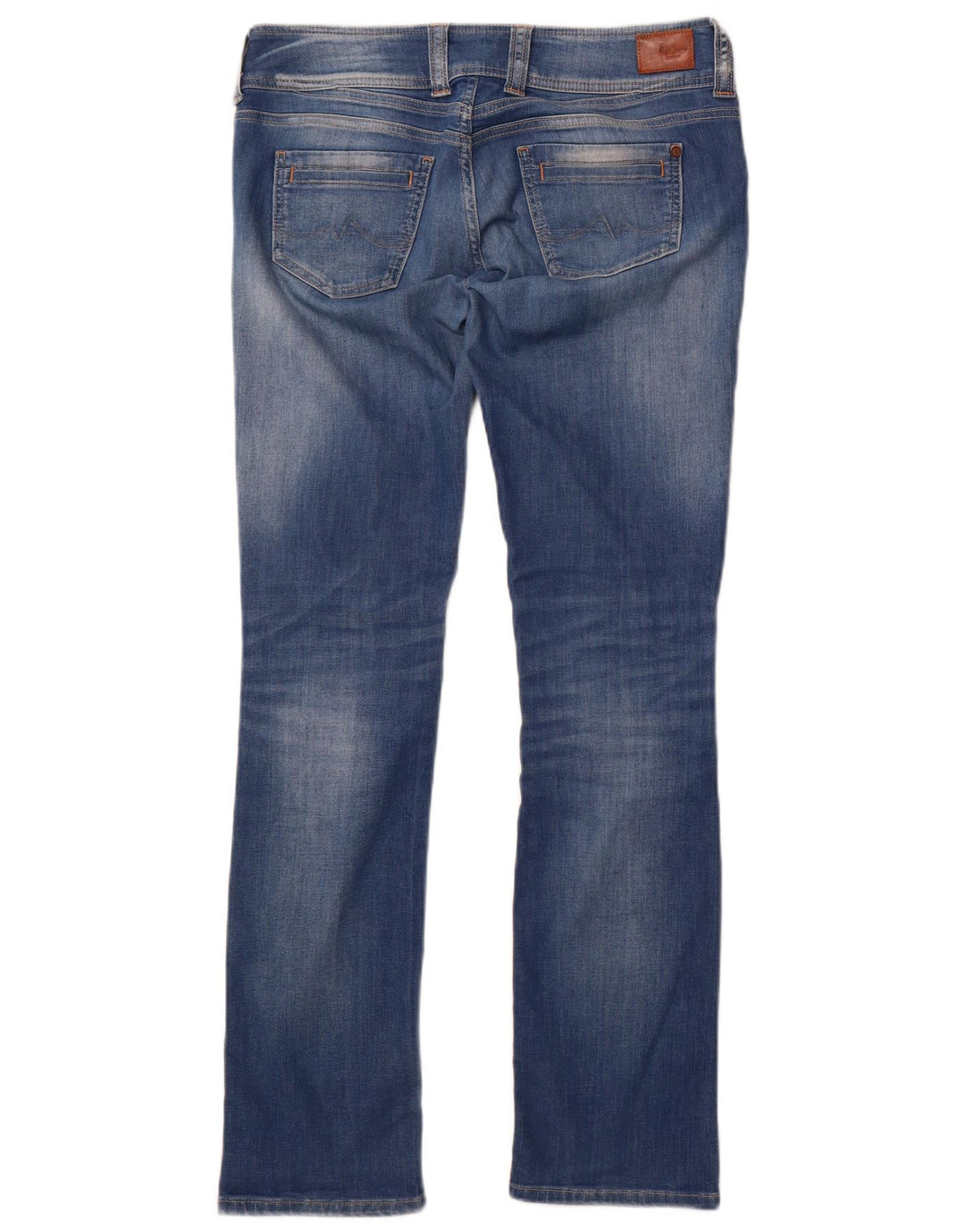 PEPE Jeans Vaqueros Rectos Mujer W32 L34 Azul Algodón
