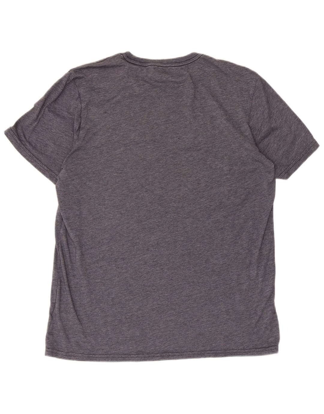 Adidas - Camiseta para hombre, talla grande, poliéster moteado en azul marino