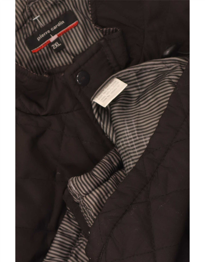 Pierre Cardin Chaleco acolchado para hombre UK 44 2XL Marrón Poliéster