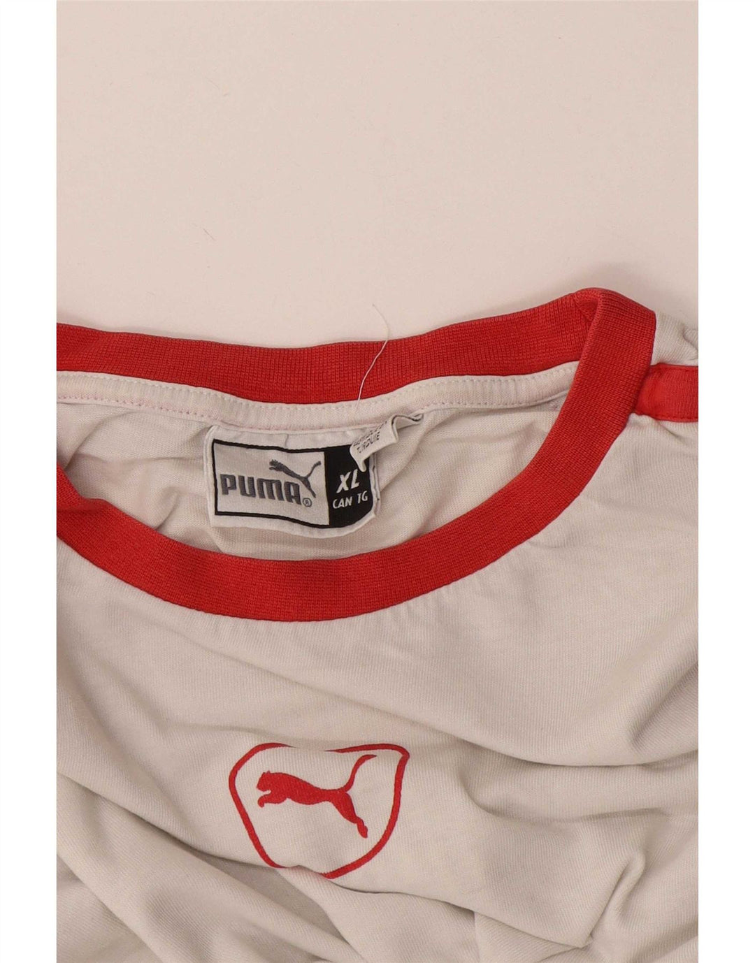 Camiseta Puma Hombre Top XL Blanco Colorblock