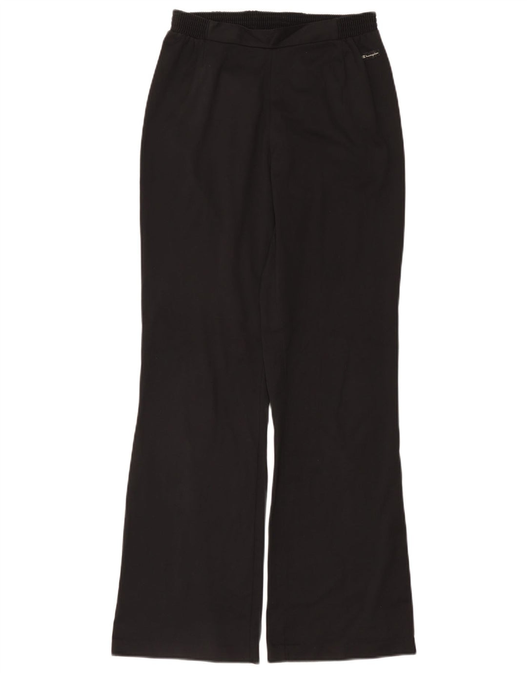 Champion Pantalones De Chándal Acampanados Para Mujer UK 44 Grande Poliéster Negro