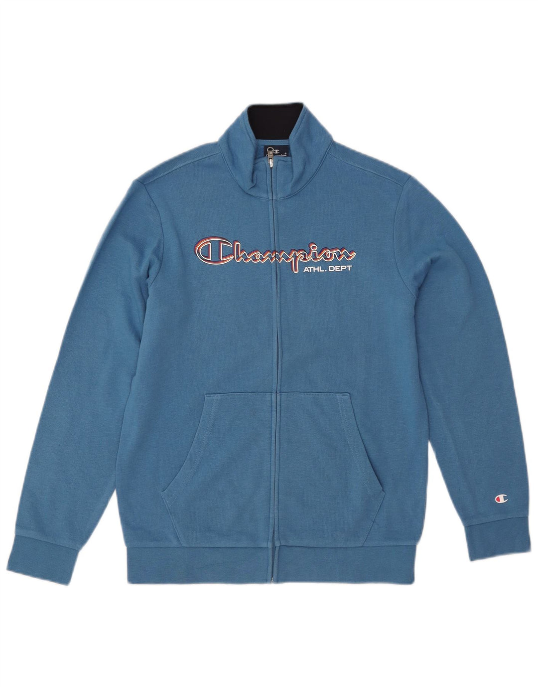 Champion Chaqueta de chándal gráfica para niños 13-14 años XL Algodón azul