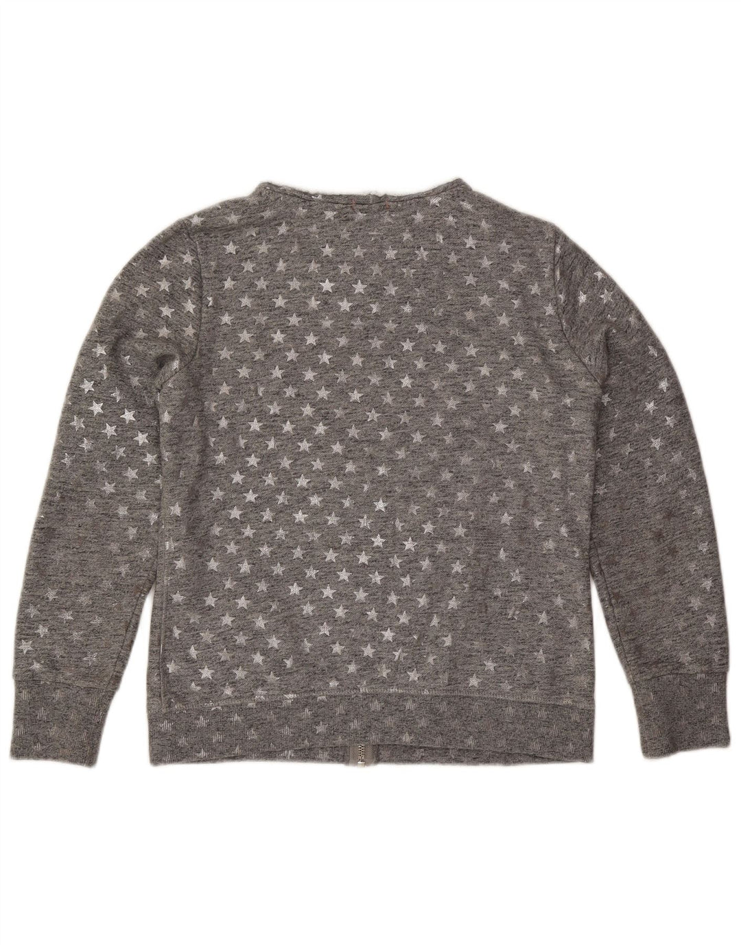 Superdry Chaqueta de chándal con estampado abstracto para mujer, talla 40, color gris