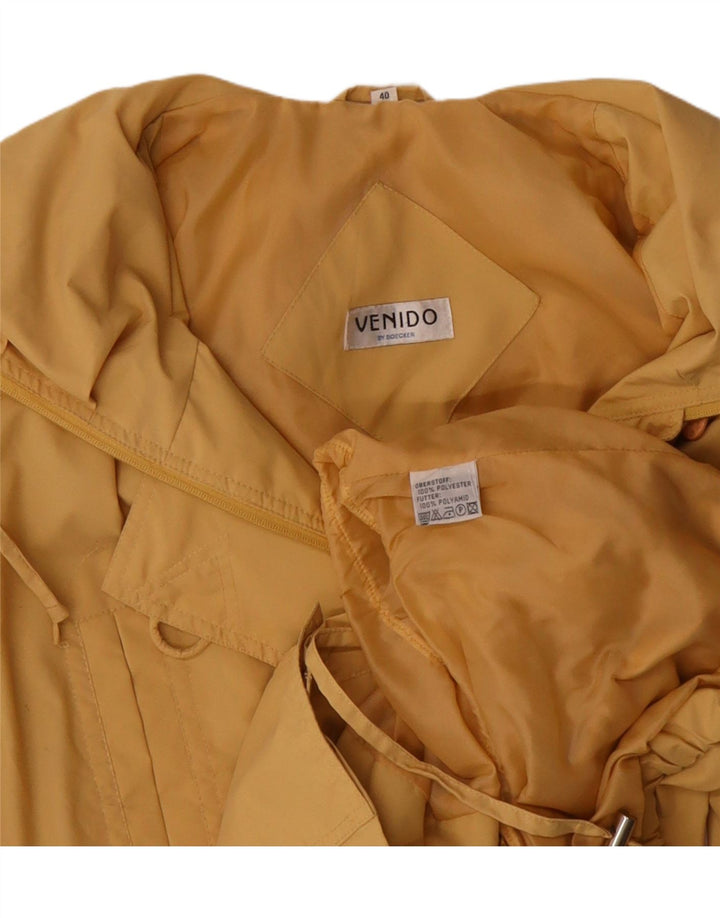 BOECKER Womens Venido Oversized Hooded Utility Jacket EU 40 Medium Yellow Vintage Boecker and Second-Hand Boecker from Messina Hembry 
