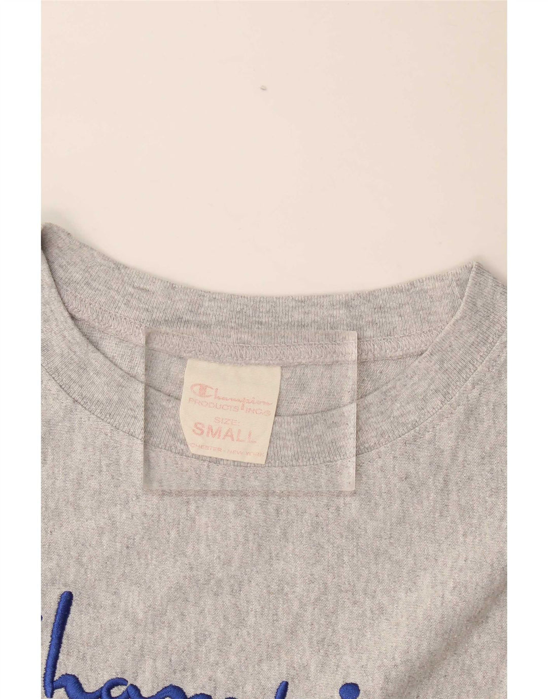 Champion Camiseta Gráfica Para Hombre Top Pequeño Gris Moteado