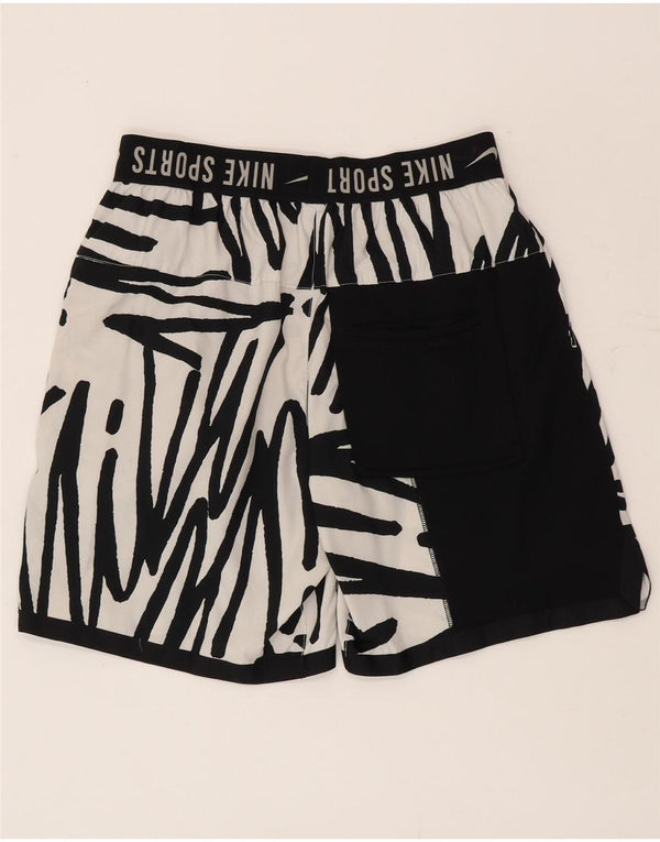 Nike Bañador con gráfico para hombre, tamaño pequeño, poliéster blanco