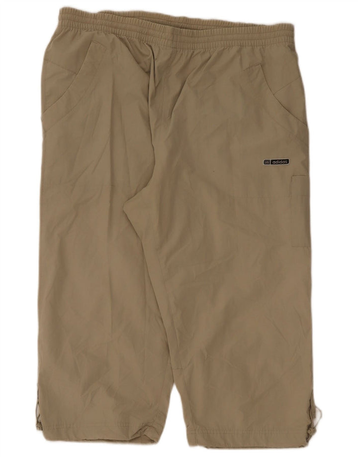 Adidas Hombre Capri Pantalón Chándal XL Beige Poliéster