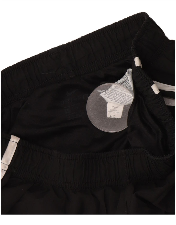 NIKE Pantalones cortos deportivos para mujer UK 8 Small Poliéster negro