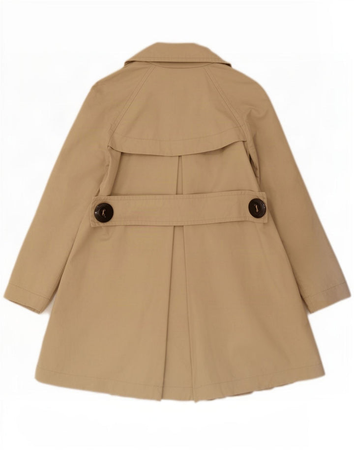 Zara Mujer Gabardina Extragrande UK 10 Small Beige Poliamida