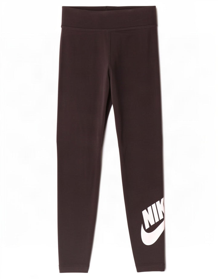 Nike Leggings gráficos para mujer UK 8 Small Poliéster negro