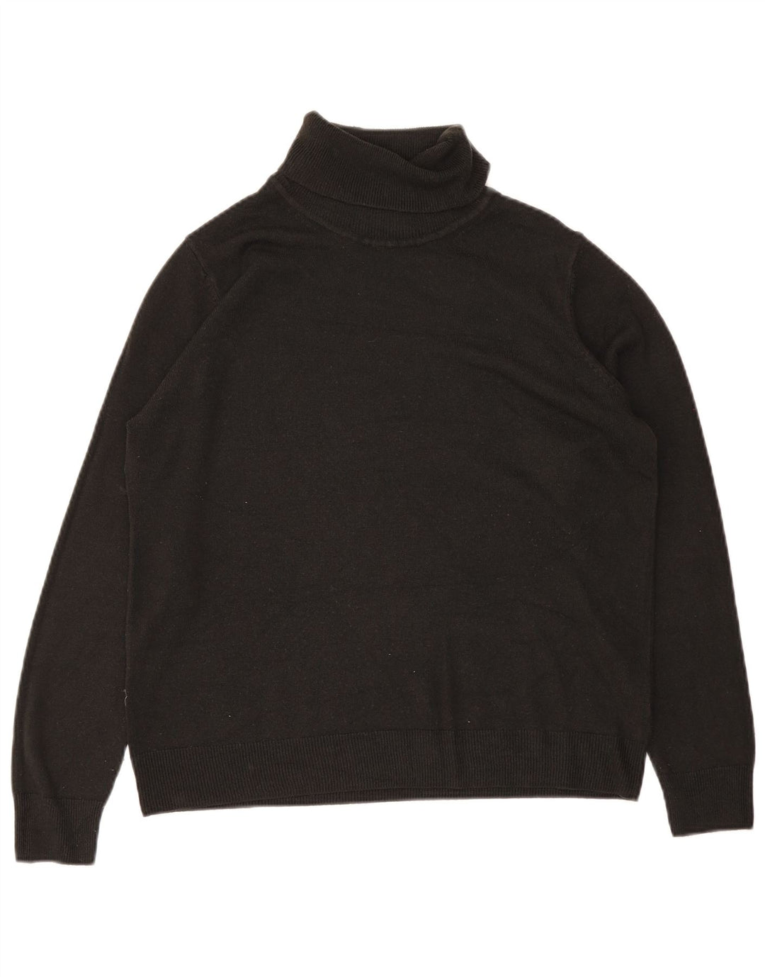Marks & Spencer Jersey con Cuello Redondo para Mujer UK 46 Grande Negro