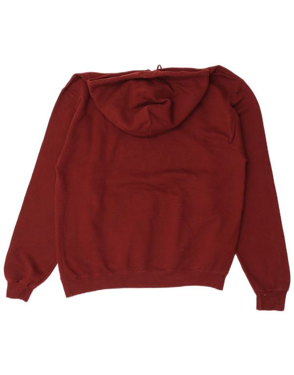Champion Charleston Graphic Sudadera con capucha para hombre, talla grande, algodón granate