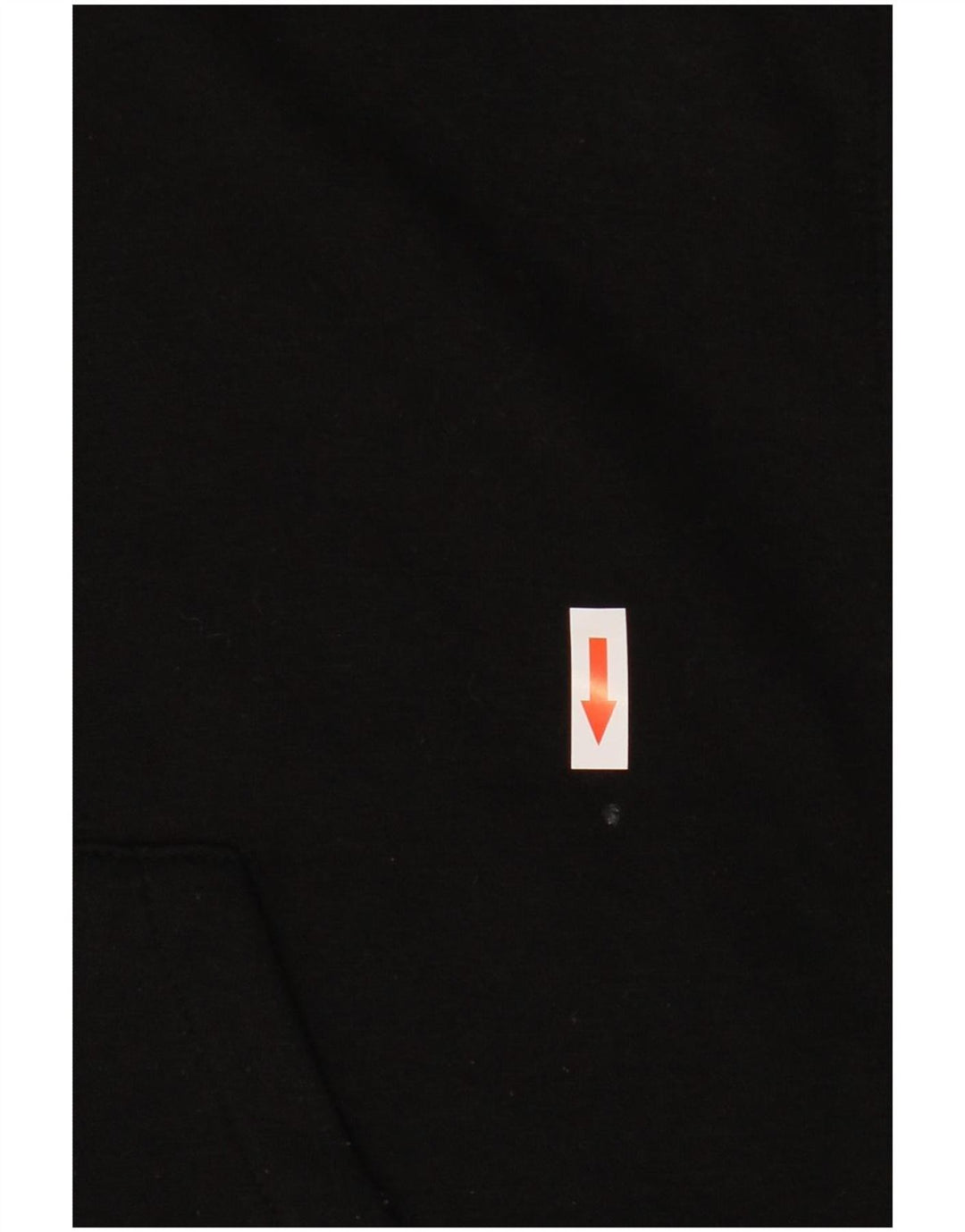 Zara Mujer Crop Sudadera con capucha Jumper UK 44 Mediano Negro Poliéster