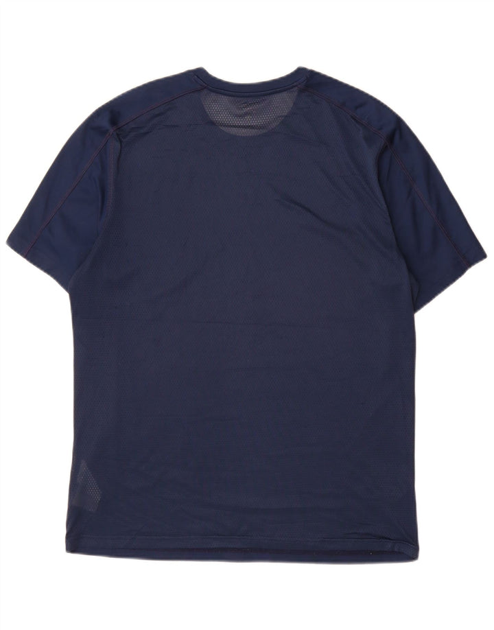 Camiseta Reebok Speedwick para hombre Top Medium Azul Marino Poliéster