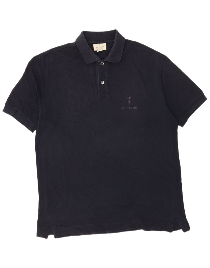 Polo Trussardi Hombre Large Azul Marino Algodón