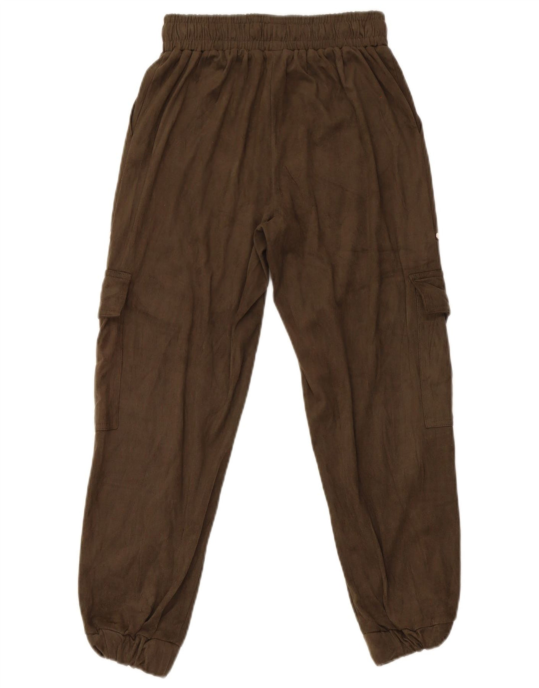Zara Mujer Pantalón Cargo Joggers XS W24 L26 Caqui Poliéster