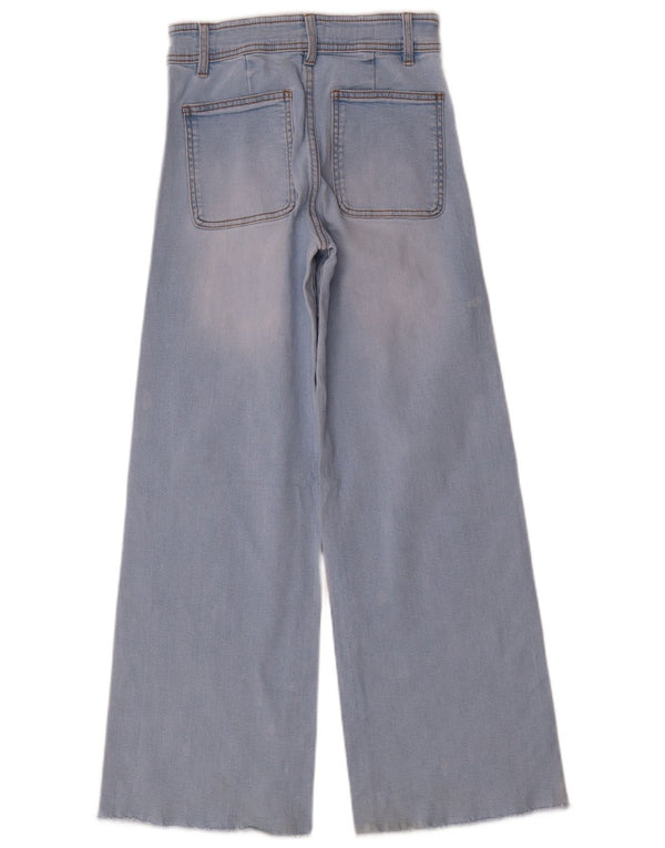 Zara Vaqueros Pierna Ancha Niña 13-14 Años W26 L29 Azul