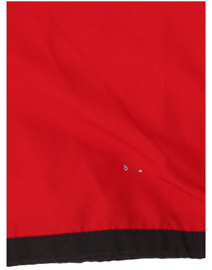 Adidas - Chaqueta de chándal para hombre, talla 42/44, poliéster color rojo grande