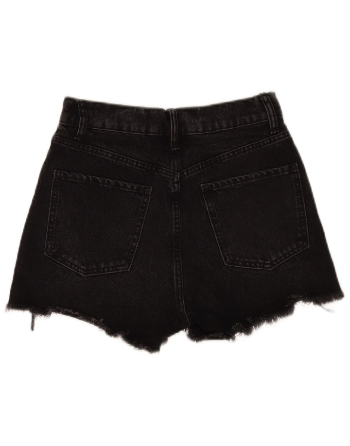 Zara Pantalones cortos vaqueros para mujer EU 34 2XS W24 Negro