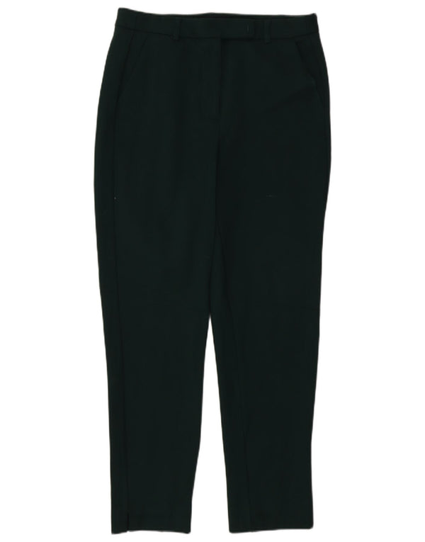 Marks & Spencer Pantalones de traje para mujer UK 10 Small W27 L27 Green Classic