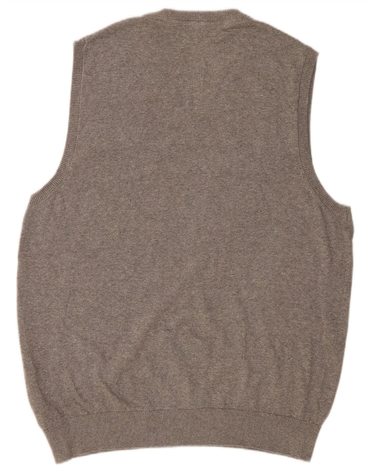 Marks & Spencer - Camiseta sin mangas para hombre, talla grande, algodón gris