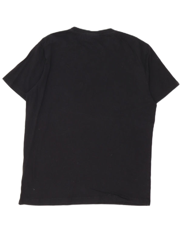 CALVIN KLEIN Camiseta gráfica para hombre Top Medium Black Cotton