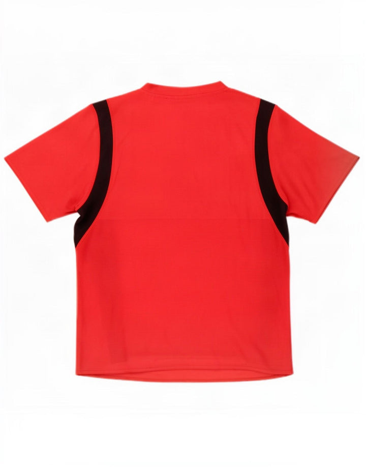 Adidas Hombre Camiseta Top Medium Rojo Colorblock Poliéster