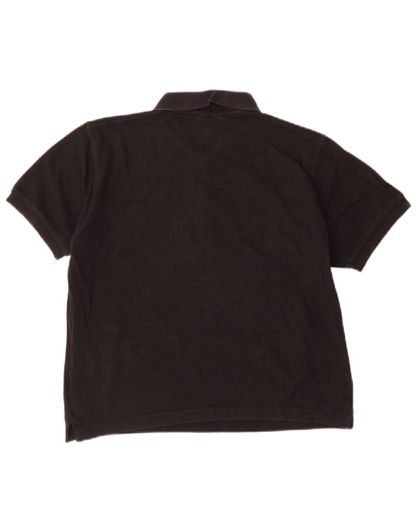 Champion Polo Mujer UK 12 Mediano Algodón Negro