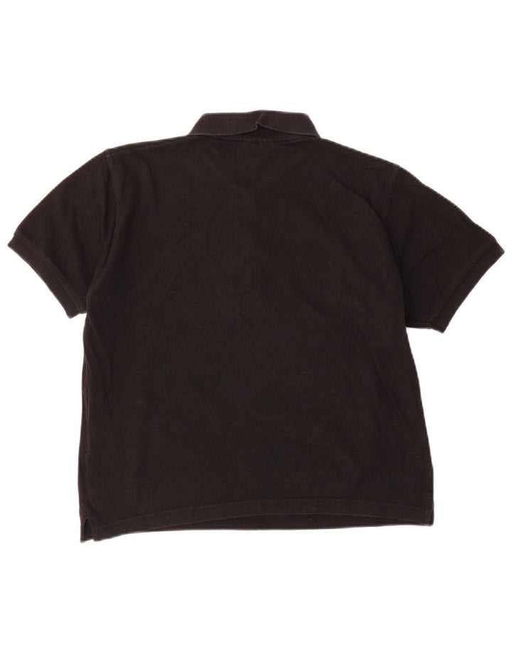 Champion Polo Mujer UK 12 Mediano Algodón Negro
