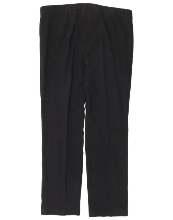 Marks & Spencer Pantalones Casuales Modernos para Mujer UK 40 Large W34 L30 Negro