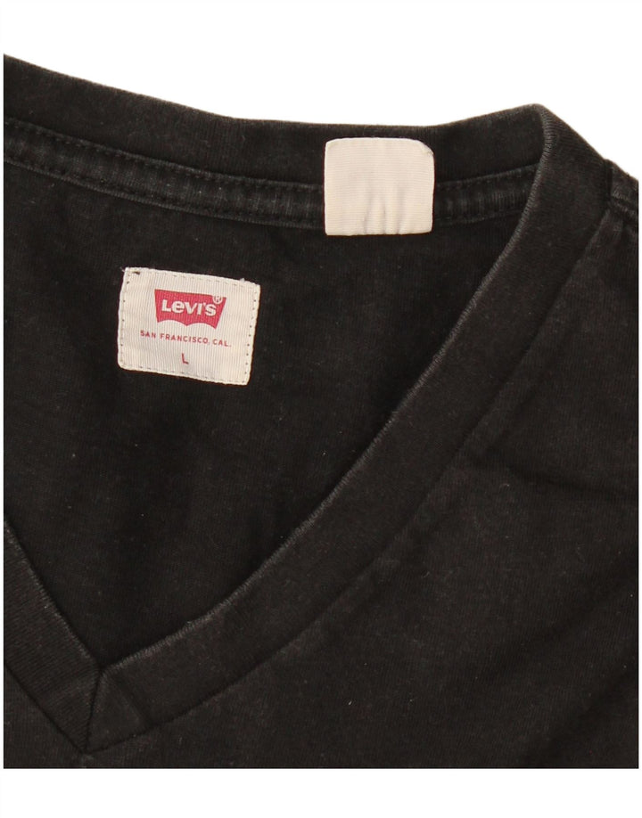 Levi's - Camiseta para hombre, talla grande, color negro