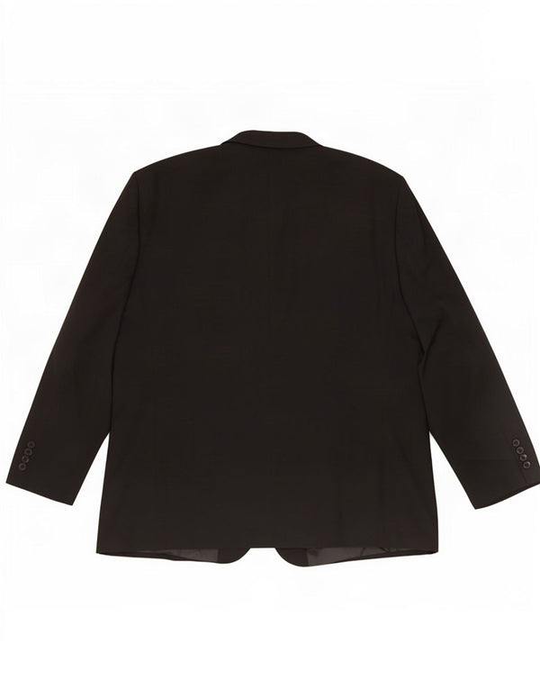 Marks & Spencer Chaqueta tipo blazer con 2 botones para hombre UK 52 3XL Poliéster negro