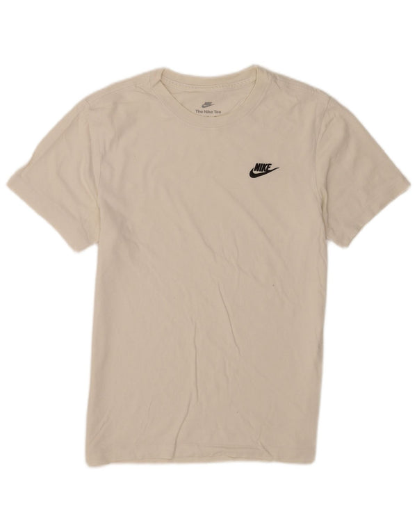 Camiseta Nike Hombre Top Small Blanco Algodón
