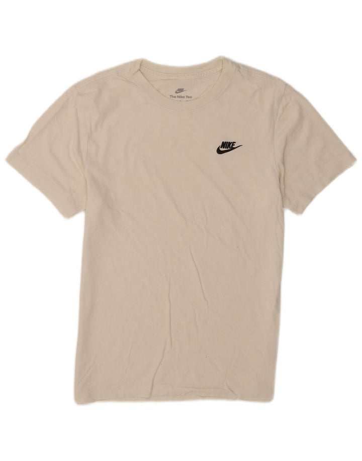 Camiseta Nike Hombre Top Small Blanco Algodón