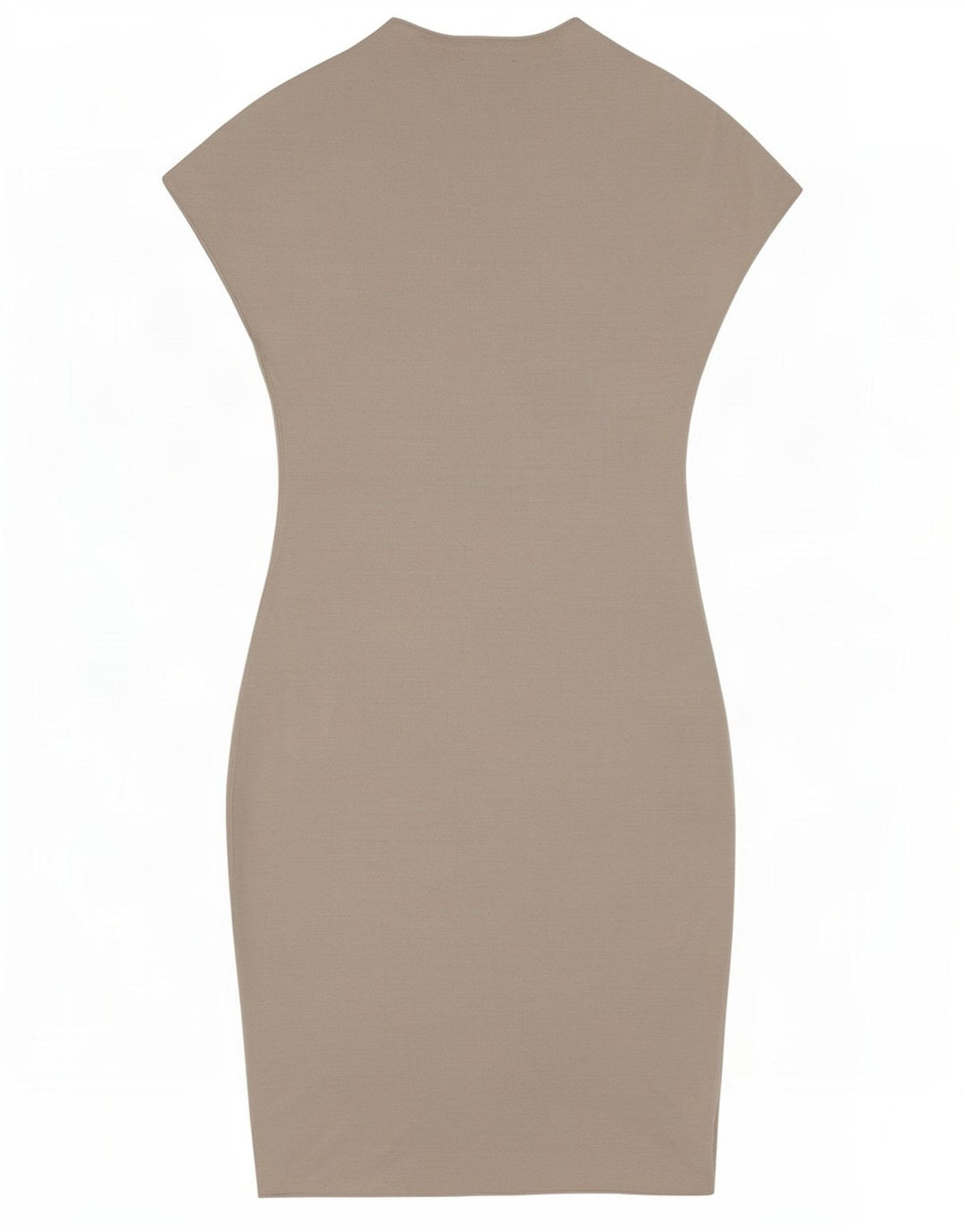Zara Vestido Ajustado Mujer UK 8 Small Viscosa Gris