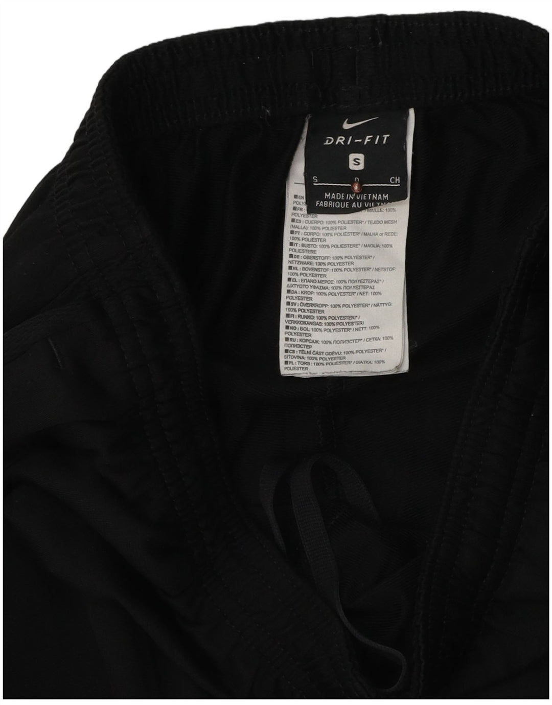 Nike Dri Fit - Pantalón de chándal para hombre, poliéster, color negro