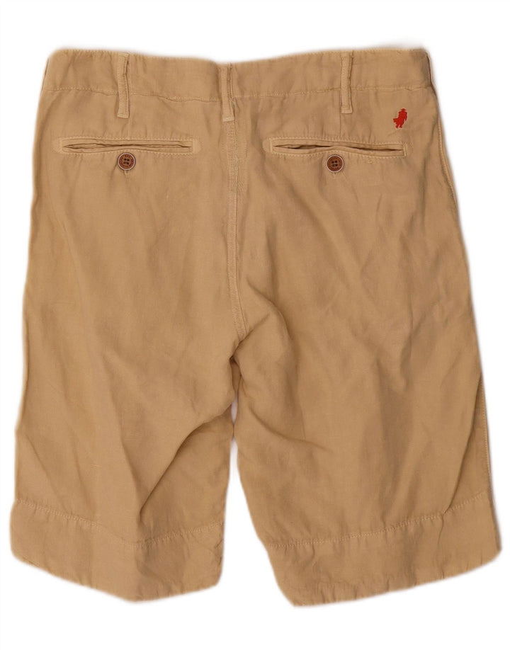 Marlboro Classics Pantalones cortos chinos para hombre W32 Algodón beige medio
